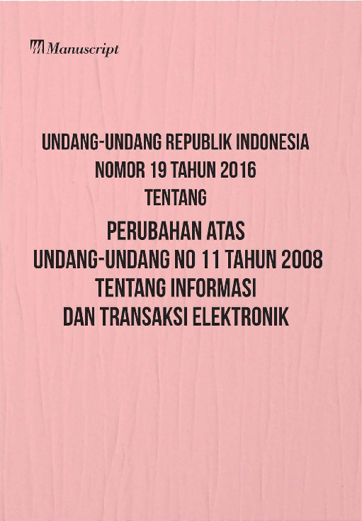 Sampul buku Undang-undang Republ...